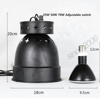 Lâmpada HID viavel Dimmable 70W Produtos de répteis Acessórios de fixação para caixa de gaiolas de répteis